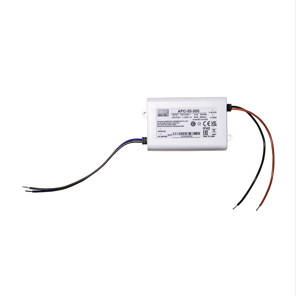[Non dimmable] 9.8-35W LED Driver - 350mA